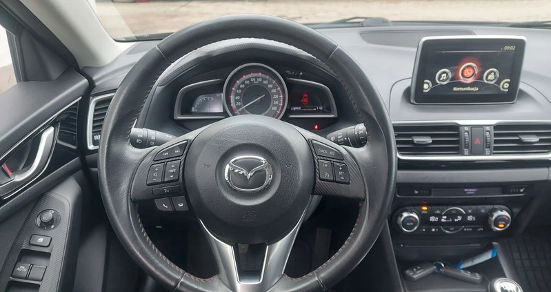 Mazda 3 cena 41999 przebieg: 133000, rok produkcji 2014 z Tuchola małe 352